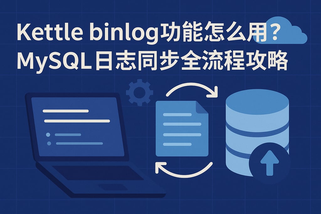 kettle binglog功能怎么用？MySQL日志同步全流程攻略